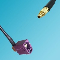 FAKRA SMB D Female Right Angle to MMCX Male RF Cable