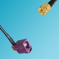 FAKRA SMB D Female Right Angle to SMA Male RF Cable