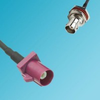 FAKRA SMB D Male to BNC Bulkhead Female RF Cable