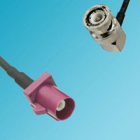 FAKRA SMB D Male to BNC Male Right Angle RF Cable
