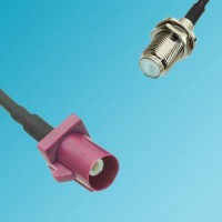 FAKRA SMB D Male to F Bulkhead Female RF Cable