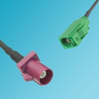 FAKRA SMB D Male to FAKRA SMB E Female RF Cable