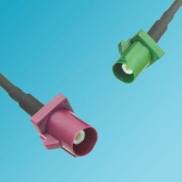 FAKRA SMB D Male to FAKRA SMB E Male RF Cable