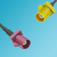 FAKRA SMB D Male to FAKRA SMB K Male RF Cable