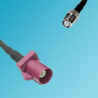 FAKRA SMB D Male to Mini UHF Female RF Cable