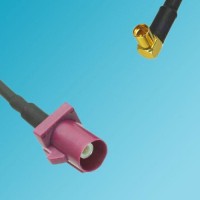 FAKRA SMB D Male to MMCX Female Right Angle RF Cable