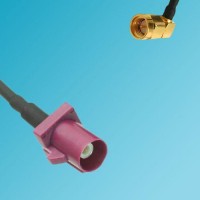 FAKRA SMB D Male to SMA Male Right Angle RF Cable