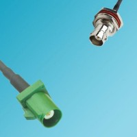 FAKRA SMB E Male to BNC Bulkhead Female RF Cable