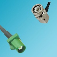 FAKRA SMB E Male to BNC Male Right Angle RF Cable