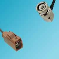 FAKRA SMB F Female to BNC Male Right Angle RF Cable
