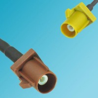 FAKRA SMB F Male to FAKRA SMB K Male RF Cable