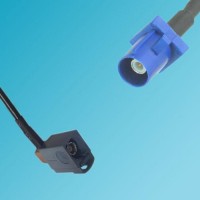 FAKRA SMB G Female Right Angle to FAKRA SMB C Male RF Cable