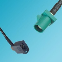 FAKRA SMB G Female Right Angle to FAKRA SMB Z Male RF Cable