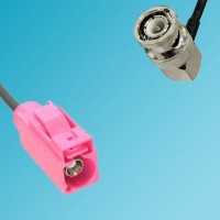 FAKRA SMB H Female to BNC Male Right Angle RF Cable