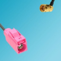 FAKRA SMB H Female to SMA Male Right Angle RF Cable