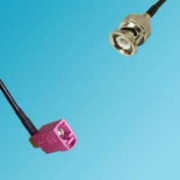 FAKRA SMB H Female Right Angle to BNC Male RF Cable