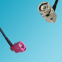 FAKRA SMB H Female Right Angle to BNC Male Right Angle RF Cable