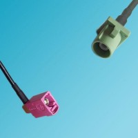 FAKRA SMB H Female Right Angle to FAKRA SMB N Male RF Cable