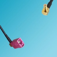 FAKRA SMB H Female Right Angle to SMB Male Right Angle RF Cable