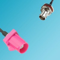 FAKRA SMB H Male to BNC Bulkhead Female RF Cable