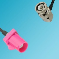 FAKRA SMB H Male to BNC Male Right Angle RF Cable