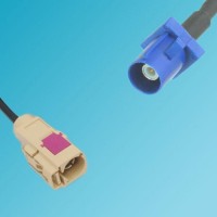 FAKRA SMB I Female to FAKRA SMB C Male RF Cable