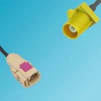 FAKRA SMB I Female to FAKRA SMB K Male RF Cable