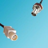 FAKRA SMB I Male to BNC Bulkhead Female RF Cable