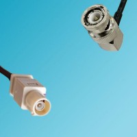 FAKRA SMB I Male to BNC Male Right Angle RF Cable