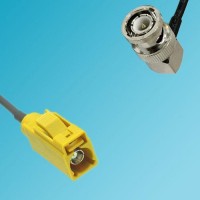 FAKRA SMB K Female to BNC Male Right Angle RF Cable