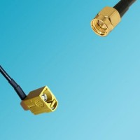 FAKRA SMB K Female Right Angle to SMA Male RF Cable