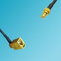 FAKRA SMB K Female Right Angle to SMB Male RF Cable