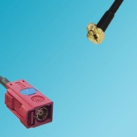 FAKRA SMB L Female to MCX Male Right Angle RF Cable