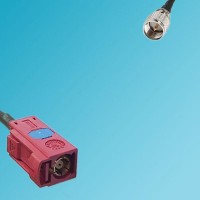 FAKRA SMB L Female to Mini UHF Male RF Cable