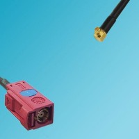 FAKRA SMB L Female to MMCX Male Right Angle RF Cable