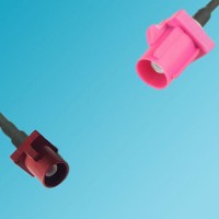 FAKRA SMB L Male to FAKRA SMB H Male RF Cable