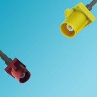 FAKRA SMB L Male to FAKRA SMB K Male RF Cable