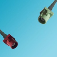 FAKRA SMB L Male to FAKRA SMB N Male RF Cable