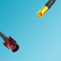 FAKRA SMB L Male to MC-Card Male RF Cable
