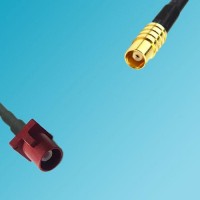 FAKRA SMB L Male to MCX Female RF Cable