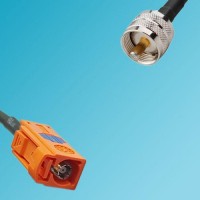 FAKRA SMB M Female to UHF Male RF Cable
