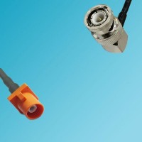 FAKRA SMB M Male to BNC Male Right Angle RF Cable