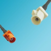FAKRA SMB M Male to FAKRA SMB B Male RF Cable