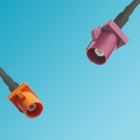 FAKRA SMB M Male to FAKRA SMB D Male RF Cable