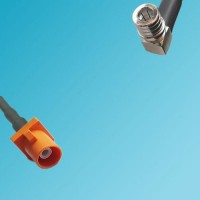 FAKRA SMB M Male to QMA Male Right Angle RF Cable