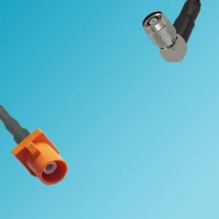 FAKRA SMB M Male to RP TNC Male Right Angle RF Cable