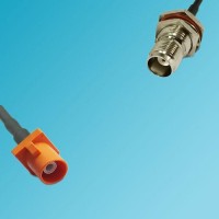 FAKRA SMB M Male to TNC Bulkhead Female RF Cable