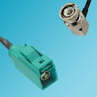 FAKRA SMB Z Female to BNC Male Right Angle RF Cable