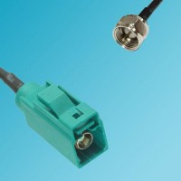FAKRA SMB Z Female to F Male RF Cable