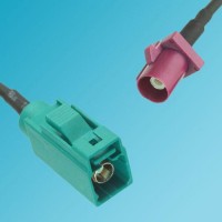 FAKRA SMB Z Female to FAKRA SMB D Male RF Cable